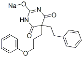 CAS 登录号：66843-11-6， 5-苯乙基-5-(3-苯氧基丙基)-2-钠氧基-4,6(1H,5H)-嘧啶二酮