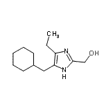 CAS 登录号：668475-91-0， [4-(环己基甲基)-5-乙基-1H-咪唑-2-基]甲醇