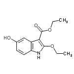 CAS 登录号：66866-41-9， 乙基2-乙氧基-5-羟基-1H-吲哚-3-羧酸酯