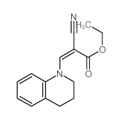 CAS 登录号：6687-86-1， alpha-氰基-3,4-二氢-1(2H)-喹啉丙烯酸乙酯