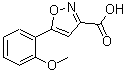 CAS 登录号：668971-16-2， 5-(2-甲氧基苯基)-1,2-恶唑-3-羧酸