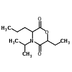 CAS 登录号：668995-72-0， 6-乙基-4-异丙基-3-丙基-2,5-吗啉二酮
