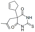 CAS 登录号：66940-65-6， 5-(2-环戊烯基)-2,3-二氢-5-(2-甲基-2-丙烯基)-2-硫代-4,6(1H,5H)-嘧啶二酮
