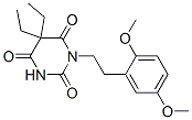 CAS#: 66940-79-2, 5,5-Diethyl-1-(2,5-Dimethoxyphenethyl)-2,4,6(1H,3H,5H)-Pyrimidinetrione