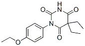 CAS 登录号:66940-84-9, 5,5-二乙基-1-(4-乙氧基苯基)巴比妥酸
