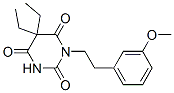 CAS 登录号：66940-90-7， 5,5-二乙基-1-(3-甲氧基苯乙基)巴比妥酸