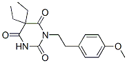 CAS 登录号:66940-91-8, 5,5-二乙基-1-(4-甲氧基苯乙基)巴比妥酸