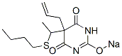 CAS#: 66941-53-5, 5-Allyl-5-[1-(Butylthio)Ethyl]-2-Sodiooxy-4,6(1H,5H)-Pyrimidinedione