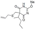 CAS#: 66941-93-3, 5-(Allylthiomethyl)-5-(1-Methylbutyl)-2-Sodiooxy-4,6(1H,5H)-Pyrimidinedione