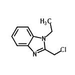 CAS 登录号：66947-93-1， 2-(氯甲基)-1-乙基-1H-苯并咪唑