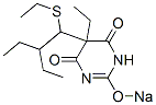 CAS#: 66968-38-5, 5-Ethyl-5-[1-(Ethylthio)-2-Ethylbutyl]-2-Sodiooxy-4,6(1H,5H)-Pyrimidinedione