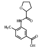 CAS 登录号：669704-14-7， 4-甲基-3-[(四氢-2-呋喃基羰基)氨基]苯甲酸