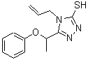 CAS 登录号：669705-40-2， 4-烯丙基-5-(1-苯氧基乙基)-4H-1,2,4-三唑-3-硫醇
