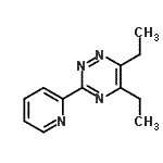 CAS#: 669707-13-5, 5,6-Diethyl-3-(2-pyridinyl)-1,2,4-triazine