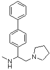 CAS#: 669713-91-1, 1-(4-Biphenylyl)-N-methyl-2-(1-pyrrolidinyl)ethanamine