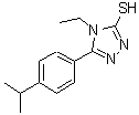 CAS#: 669729-27-5, 4-Ethyl-5-(4-isopropylphenyl)-4H-1,2,4-triazole-3-thiol