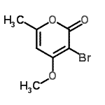 CAS#: 670-35-9, 3-Bromo-4-Methoxy-6-Methyl-2H-Pyran-2-One