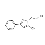 CAS#: 67000-28-6, 1-(2-Hydroxyethyl)-3-phenyl-1H-pyrazol-5-ol