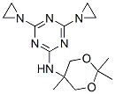 CAS 登录号：67026-14-6， 4,6-二(氮丙啶-1-基)-N-(2,2,5-三甲基-1,3-二恶烷-5-基)-1,3,5-三嗪-2-胺