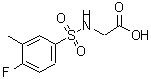 CAS#: 670260-29-4, N-[(4-Fluoro-3-methylphenyl)sulfonyl]glycine