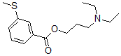 CAS#: 67031-96-3, 3-(Diethylamino)Propyl 3-(Methylthio)Benzoate