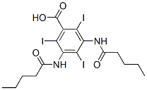 CAS 登录号：67049-60-9， 3,5-二(戊酰基氨基)-2,4,6-三碘苯甲酸