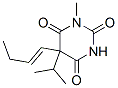 CAS 登录号：67050-05-9， 1-甲基-5-(1-丁烯基)-5-异丙基巴比妥酸