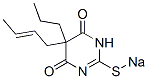 CAS 登录号：67050-15-1， 5-(2-丁烯基)-5-丙基-2-钠硫基-4,6(1H,5H)-嘧啶二酮