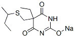 CAS#: 67050-72-0, 5-(Sec-Butylthiomethyl)-5-Ethyl-2-Sodiooxy-4,6(1H,5H)-Pyrimidinedione