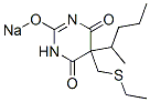 CAS#: 67051-16-5, 5-(Ethylthiomethyl)-5-(1-Methylbutyl)-2-Sodiooxy-4,6(1H,5H)-Pyrimidinedione