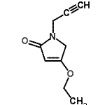 CAS 登录号：671183-67-8， 4-乙氧基-1-(2-丙炔-1-基)-1,5-二氢-2H-吡咯-2-酮