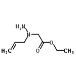 CAS 登录号：671198-40-6， 乙基(1-烯丙基肼基)乙酸酯
