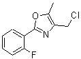 CAS 登录号：671215-76-2， 4-(氯甲基)-2-(2-氟苯基)-5-甲基-1,3-恶唑