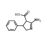 CAS#: 67159-70-0, 5-Amino-3-phenyl-3,4-dihydro-2H-pyrrole-4-carboxylic acid