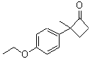 CAS 登录号：671782-27-7， 2-(4-乙氧基苯基)-2-甲基环丁酮