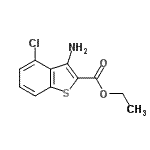 CAS 登录号：67189-92-8， 乙基3-氨基-4-氯-1-苯并噻吩-2-羧酸酯