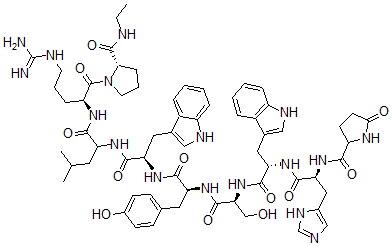 CAS#: 67190-19-6, (D-Trp(6)-Pro(9))-Lhrh Ethylamide