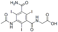 CAS 登录号：67227-33-2， N-[3-(乙酰氨基)-5-氨基甲酰-2,4,6-三碘苯甲酰基]甘氨酸
