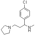 CAS 登录号：672309-97-6， 1-(4-氯苯基)-N-甲基-3-(1-吡咯烷基)-1-丙胺