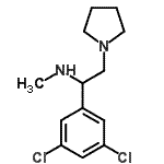 CAS 登录号：672310-02-0， 1-(3,5-二氯苯基)-N-甲基-2-(1-吡咯烷基)乙胺