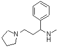 CAS#: 672310-28-0, N-Methyl-1-phenyl-3-(1-pyrrolidinyl)-1-propanamine
