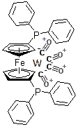 CAS 登录号：67292-26-6， [1,1'-二(二苯基膦基)二茂铁]四羰基钨