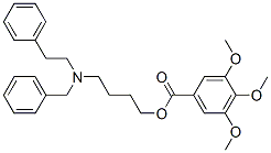 CAS 登录号：67293-15-6， 3,4,5-三甲氧基苯甲酸 4-(苄基苯乙基氨基)丁酯