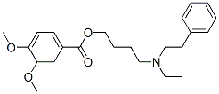 CAS 登录号：67293-23-6， 3,4-二甲氧基苯甲酸 4-(乙基苯乙基氨基)丁酯