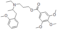 CAS#: 67293-47-4, 3,4,5-Trimethoxybenzoic Acid 3-[Ethyl(2-Methoxy-alpha-Methylphenethyl)Amino]Propyl Ester