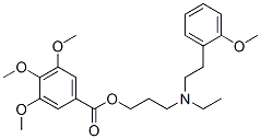 CAS#: 67293-49-6, 3,4,5-Trimethoxybenzoic Acid 3-[Ethyl(2-Methoxyphenethyl)Amino]Propyl Ester