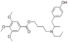 CAS#: 67293-62-3, 3,4,5-Trimethoxybenzoic Acid 4-[N-[2-(4-Hydroxyphenyl)-1-Methylethyl]-N-Propylamino]Butyl Ester