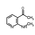 CAS 登录号：67295-20-9， 1-[2-(甲基氨基)-3-吡啶基]乙酮