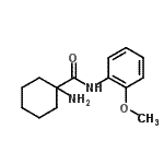 CAS#: 672961-49-8, 1-Amino-N-(2-methoxyphenyl)cyclohexanecarboxamide