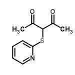 CAS#: 67302-31-2, 3-(2-Pyridinylsulfanyl)-2,4-pentanedione